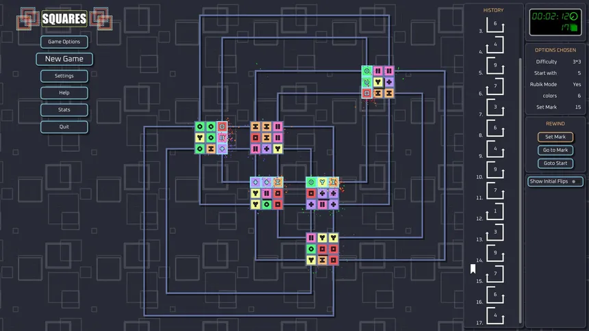 Скриншот 1 к игре Game of Squares