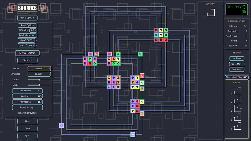 Скриншот 2 к игре Game of Squares
