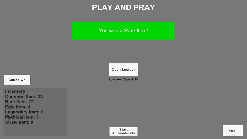 Скриншот 1 к игре Play And Pray