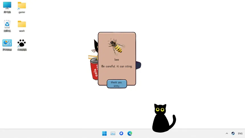 Скриншот 5 к игре Cat On My Desktop