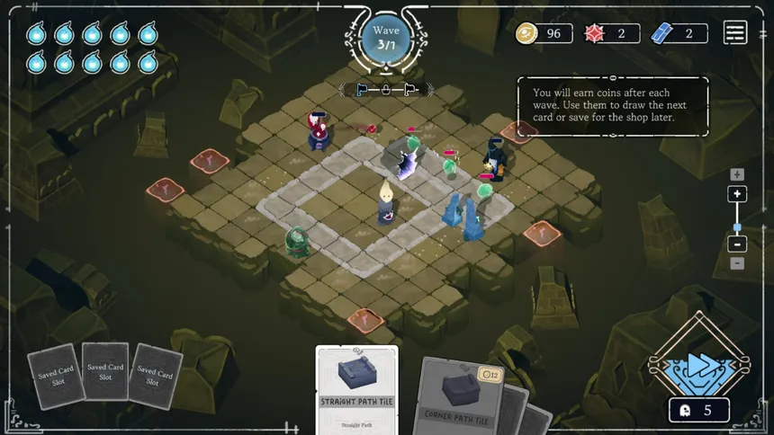 Скриншот 5 к игре Garden of Wandering Souls: Roguelite Tower Defense