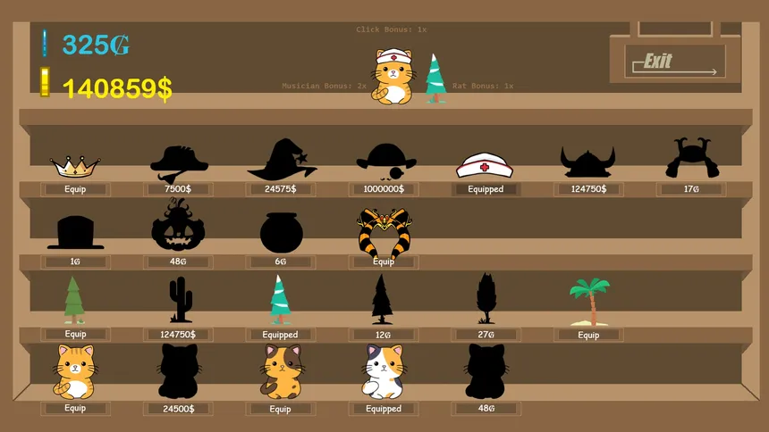 Скриншот 7 к игре The King Cat Clicker