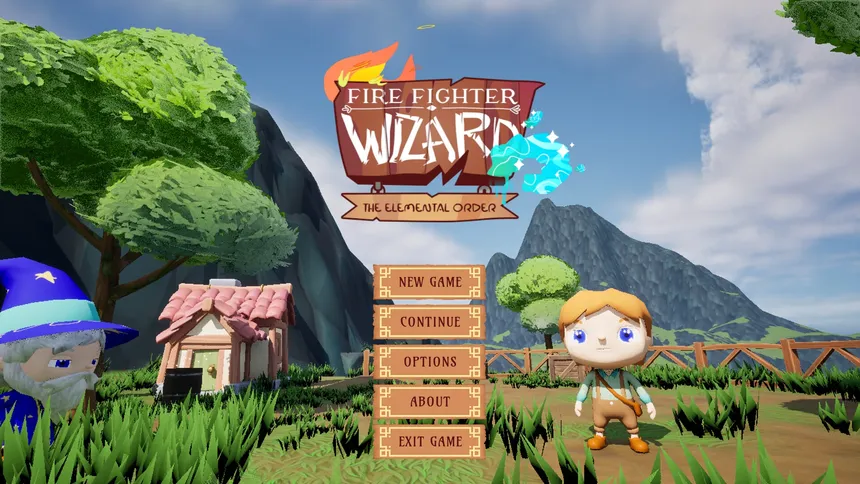 Скриншот 1 к игре Firefighter Wizard: The Elemental Order