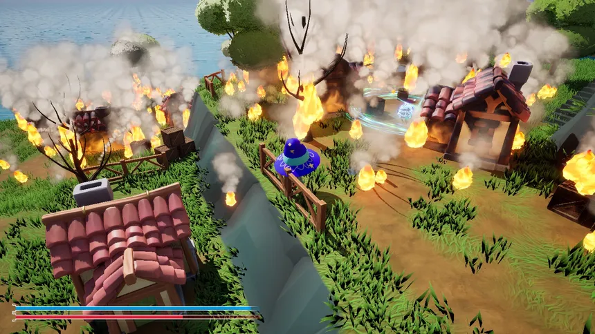 Скриншот 2 к игре Firefighter Wizard: The Elemental Order