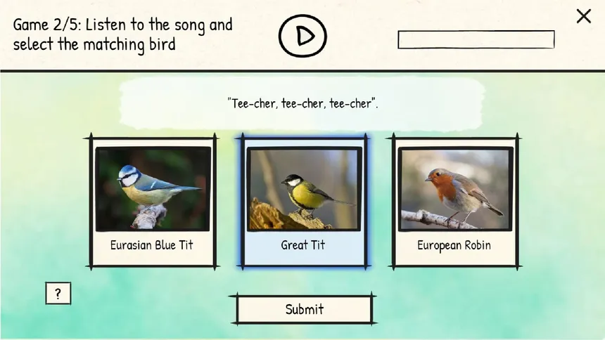 Скриншот 1 к игре BirdLingo: A birdsong learning game