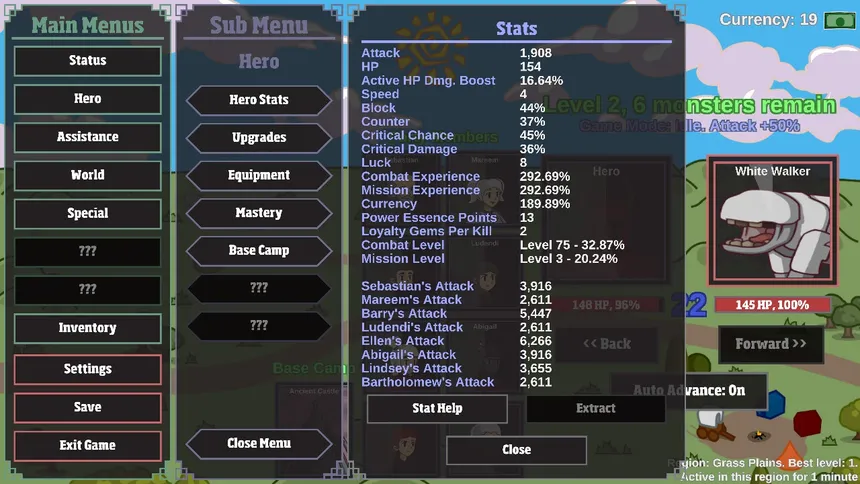 Скриншот 4 к игре Monster Hunting: Incremental Grind Forever