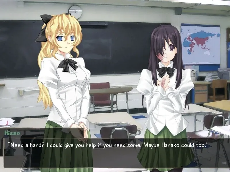 Скриншот 4 к игре Katawa Shoujo