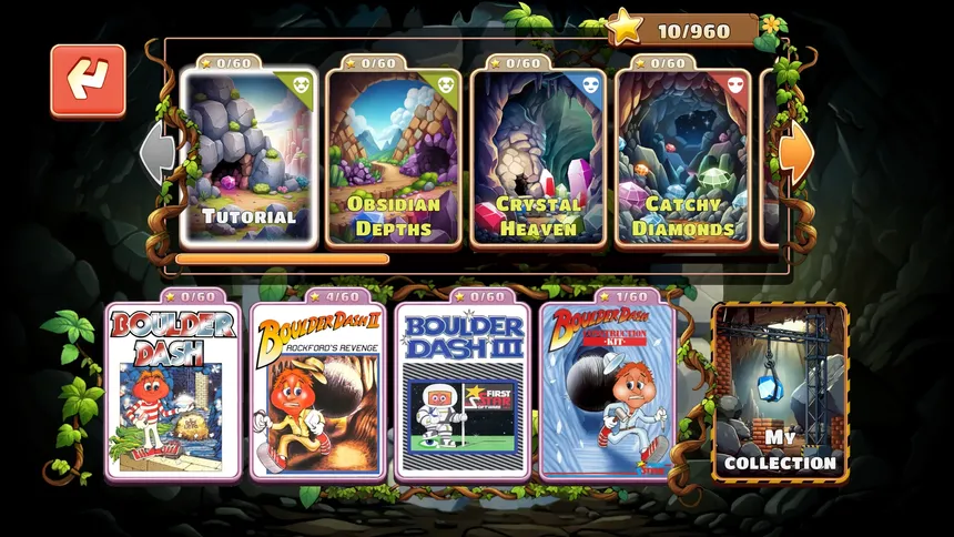 Скриншот 7 к игре BOULDER DASH 40th Anniversary