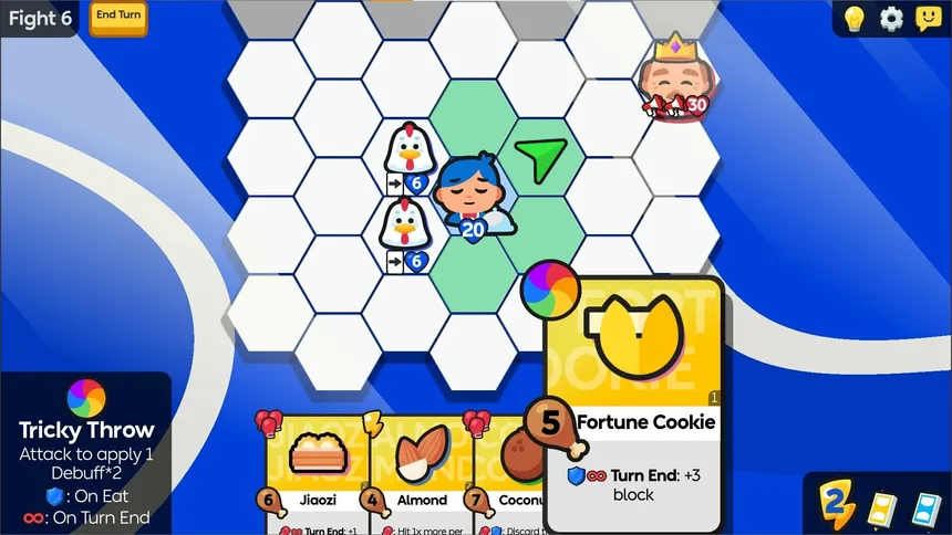 Скриншот 1 к игре Food Fight Fiesta: Multi-Use Cards