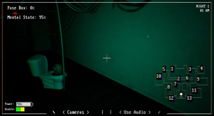 Скриншот 4 к игре Five Nights At Skibidi Toilets
