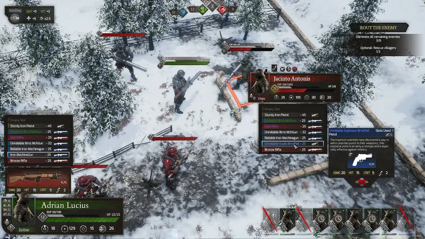 Скриншот 1 к игре Jurassic Knights: Tactics