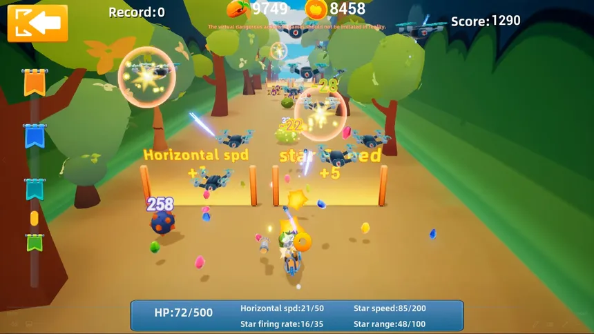 Скриншот 1 к игре Фрукты бегать: вызов