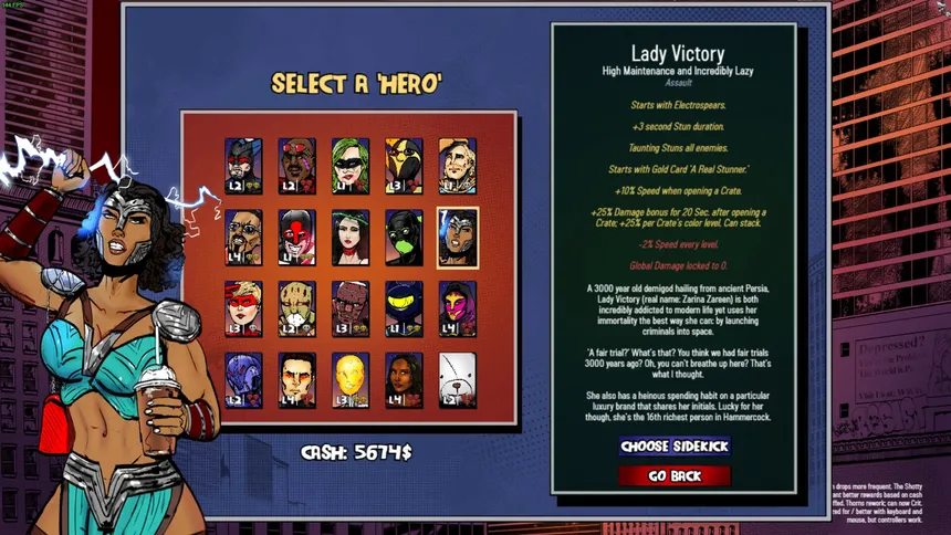 Скриншот 5 к игре Second Rate Superheroes