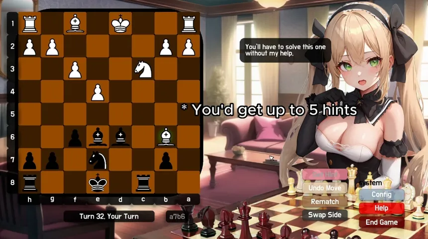 Скриншот 3 к игре Play Chess with Lady Bongcloud