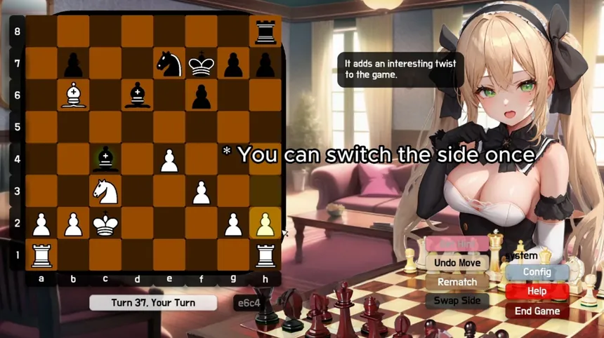 Скриншот 4 к игре Play Chess with Lady Bongcloud