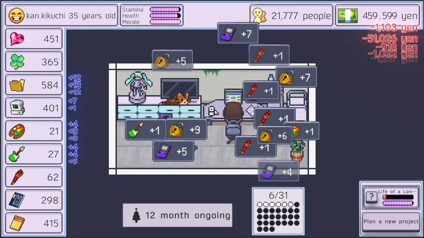 Скриншот 1 к игре Life of a Lonely Indie Game Developer
