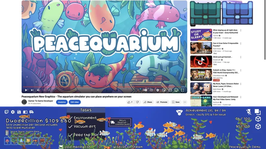 Скриншот 3 к игре Peacequarium