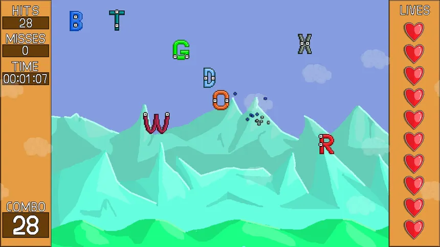 Скриншот 3 к игре Destroy All Letters