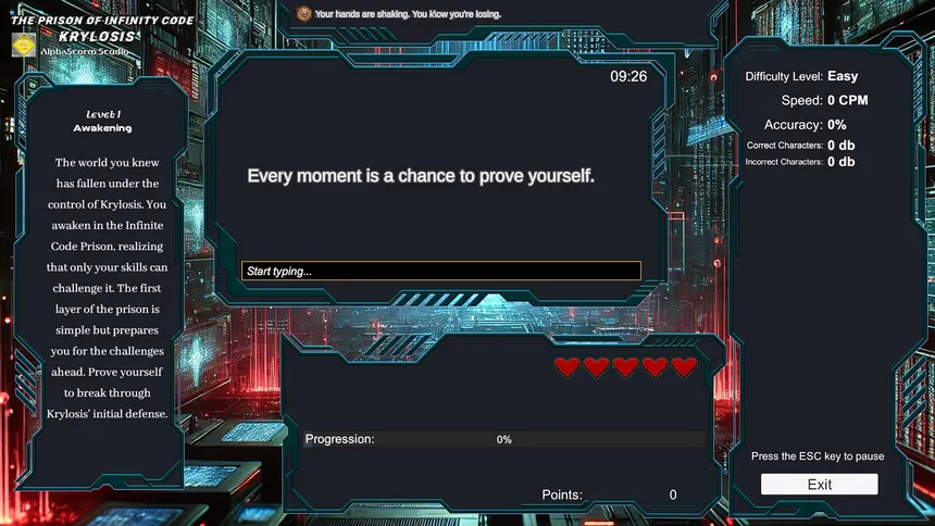 Скриншот 1 к игре The Prison of Infinity Code – Krylosis