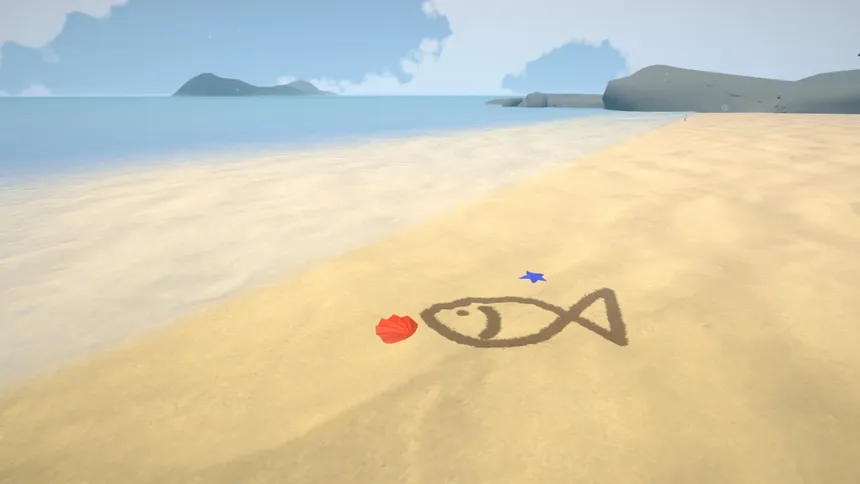 Скриншот 5 к игре Shore Doodle –渚のお絵描き–