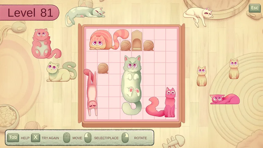 Скриншот 1 к игре Fit My Cat