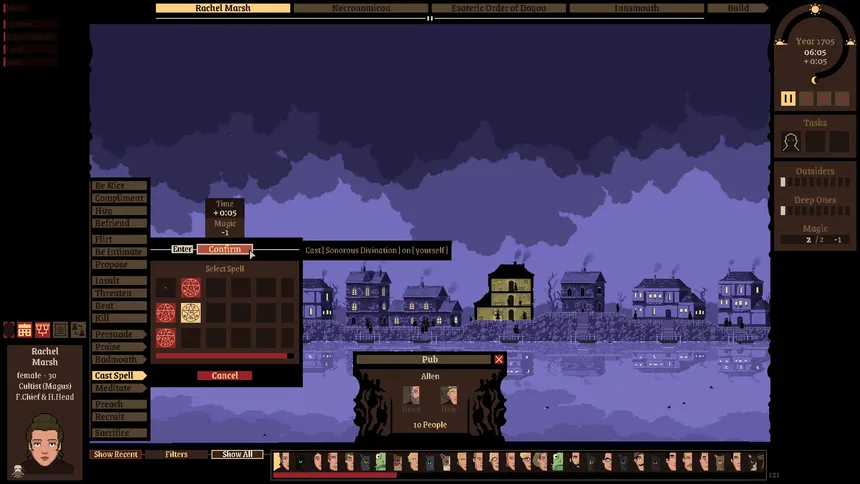 Скриншот 3 к игре Marry a Deep One: Innsmouth Simulator