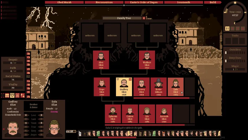 Скриншот 8 к игре Marry a Deep One: Innsmouth Simulator