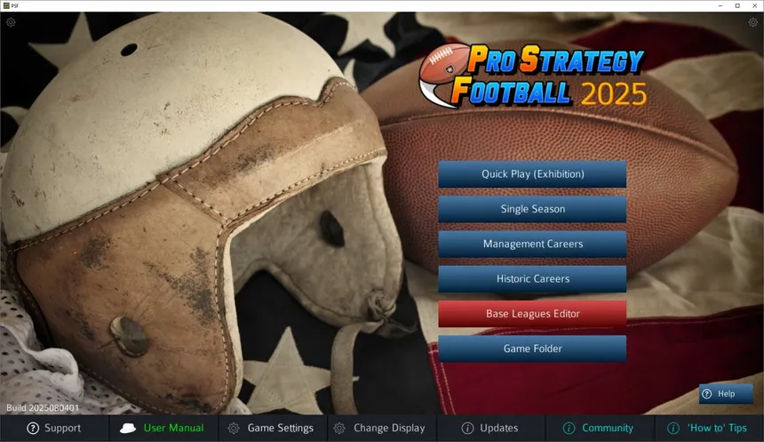 Скриншот 1 к игре Pro Strategy Football 2025