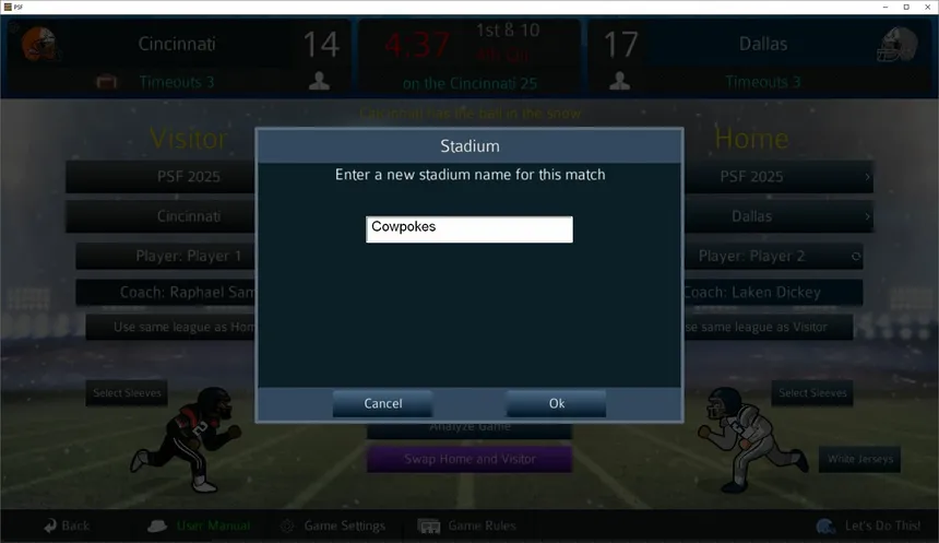 Скриншот 3 к игре Pro Strategy Football 2025