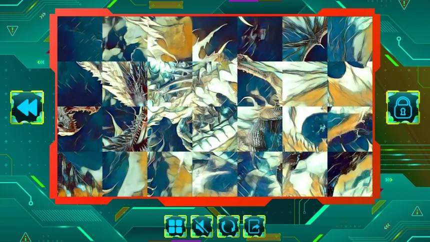 Скриншот 1 к игре Twizzle Puzzle: Dragons