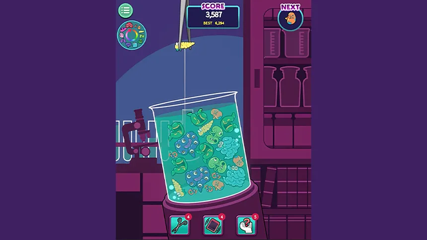 Скриншот 3 к игре 臓器ゲーム-MergePuzzle-