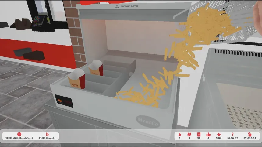 Скриншот 4 к игре Burger Flipper: A Fast Food Restaurant Simulator