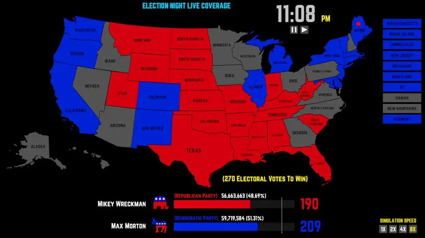 Скриншот 7 к игре American Election Simulator