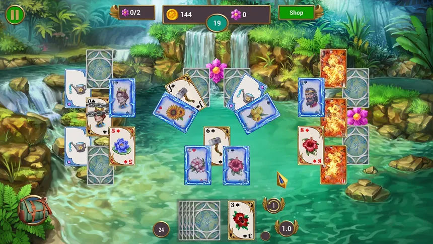 Скриншот 2 к игре Solitaire Quest: Love Blossoms
