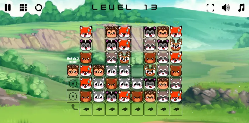 Скриншот 1 к игре Forest Friends Match