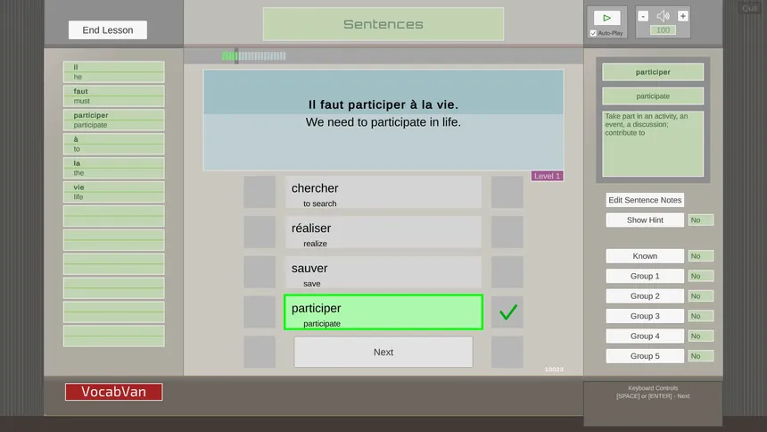 Скриншот 2 к игре VocabVan