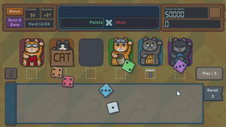 Скриншот 5 к игре Cats & Dice