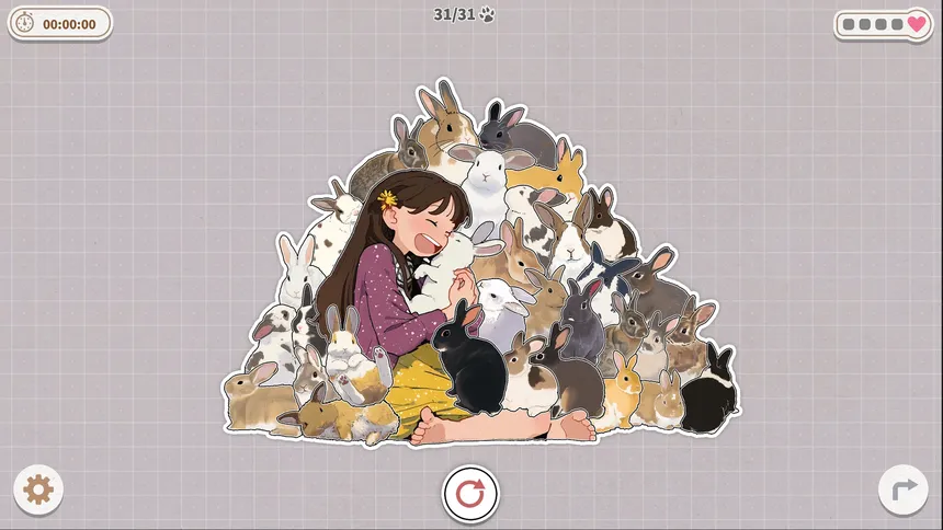 Скриншот 2 к игре Bunnies Huddled Together