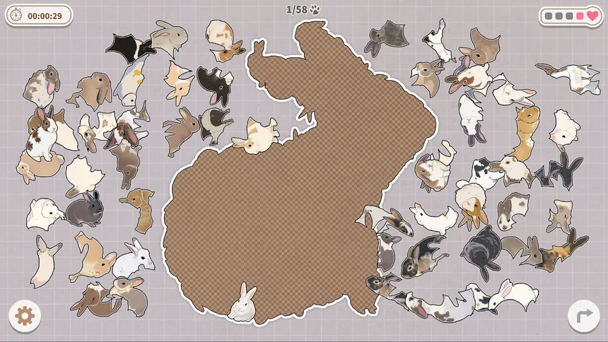 Скриншот 7 к игре Bunnies Huddled Together