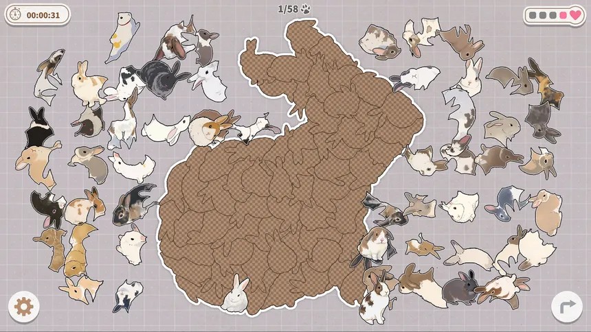Скриншот 8 к игре Bunnies Huddled Together