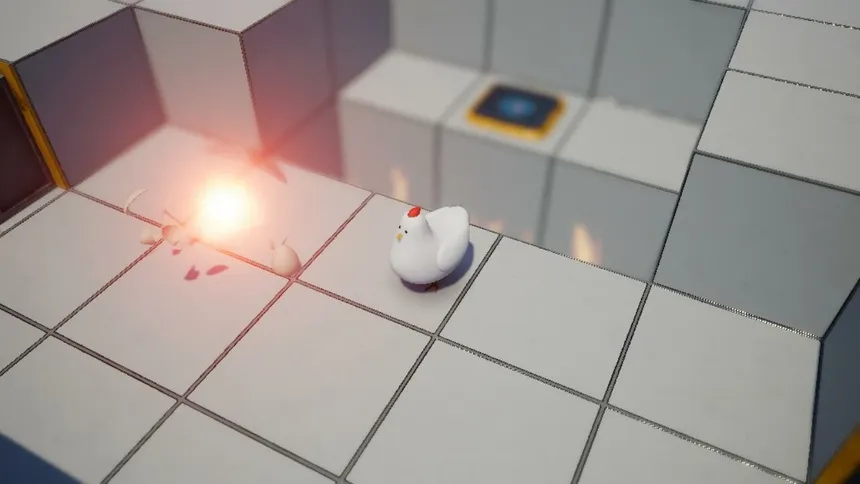 Скриншот 1 к игре Chicken TESTROOMS