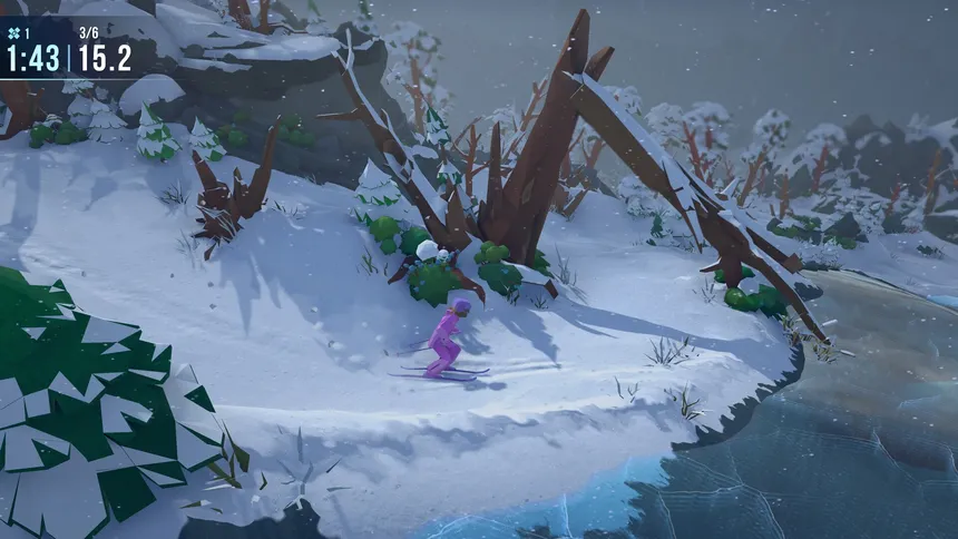 Скриншот 4 к игре Lonely Mountains: Snow Riders