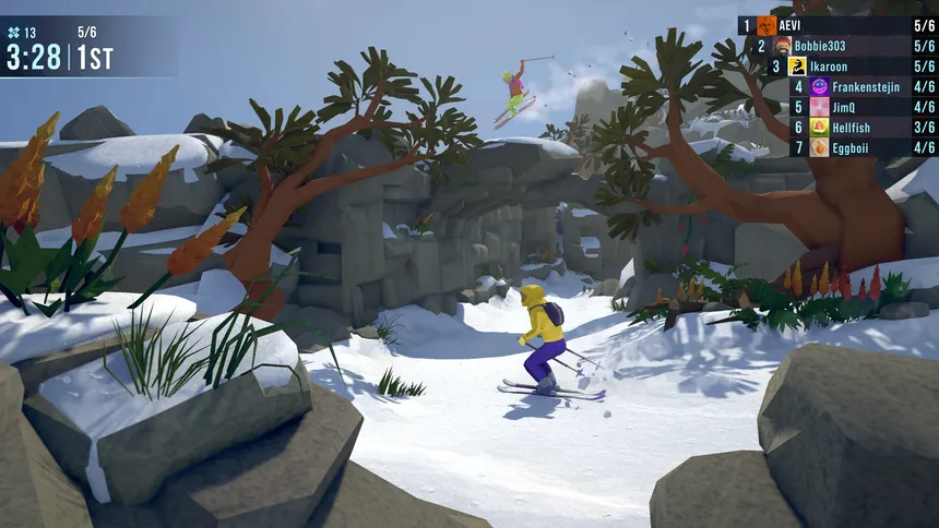 Скриншот 6 к игре Lonely Mountains: Snow Riders