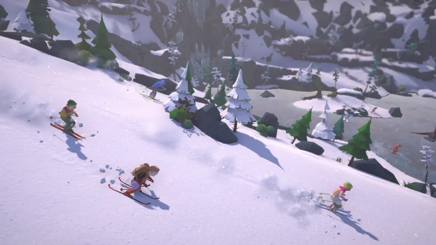 Скриншот 7 к игре Lonely Mountains: Snow Riders