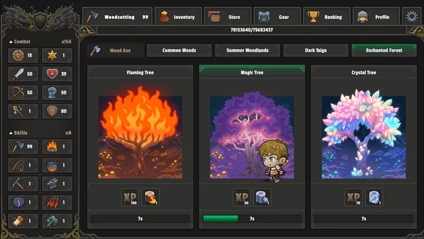 Скриншот 3 к игре Rune Legacy Idle