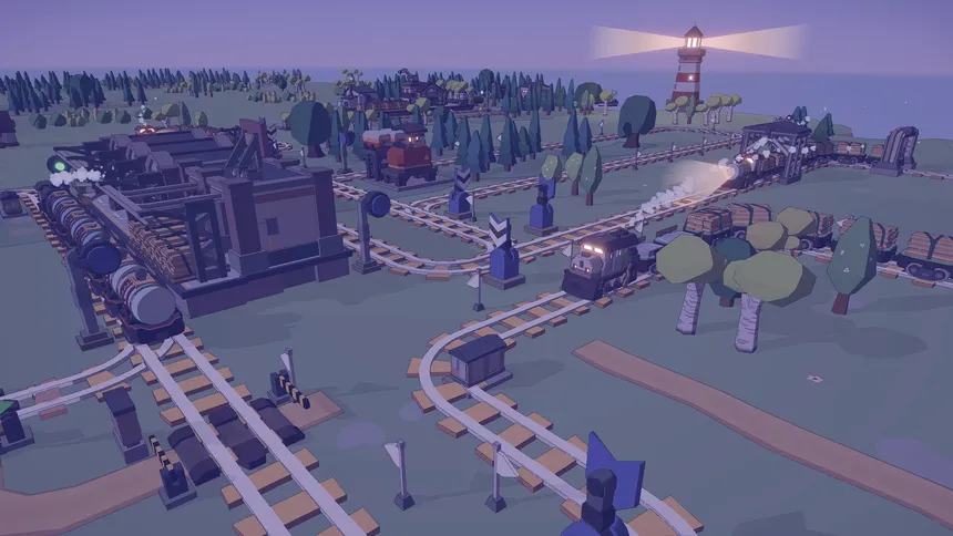 Скриншот 7 к игре Super Loco World - Cozy Train Automation