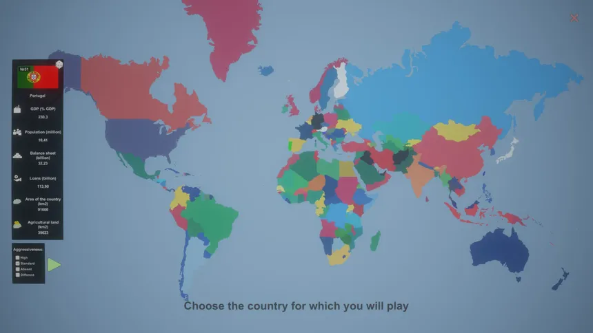 Скриншот 2 к игре Simulator of Countries