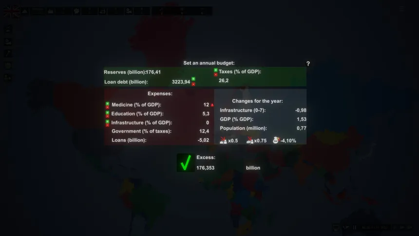 Скриншот 4 к игре Simulator of Countries