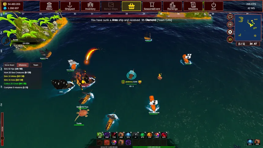 Скриншот 3 к игре King Of The Pirates