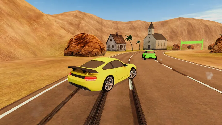 Скриншот 1 к игре Traffic Race 3D 2